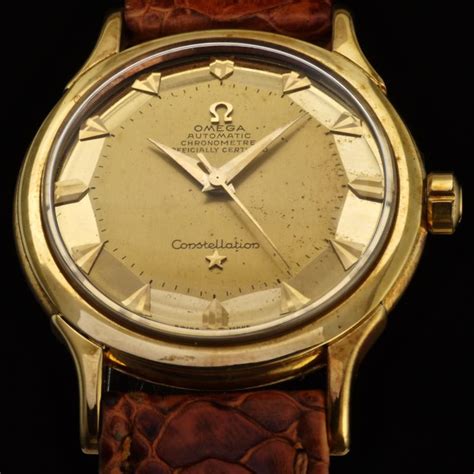 1951 omega gold watch|omega constellation 1952.